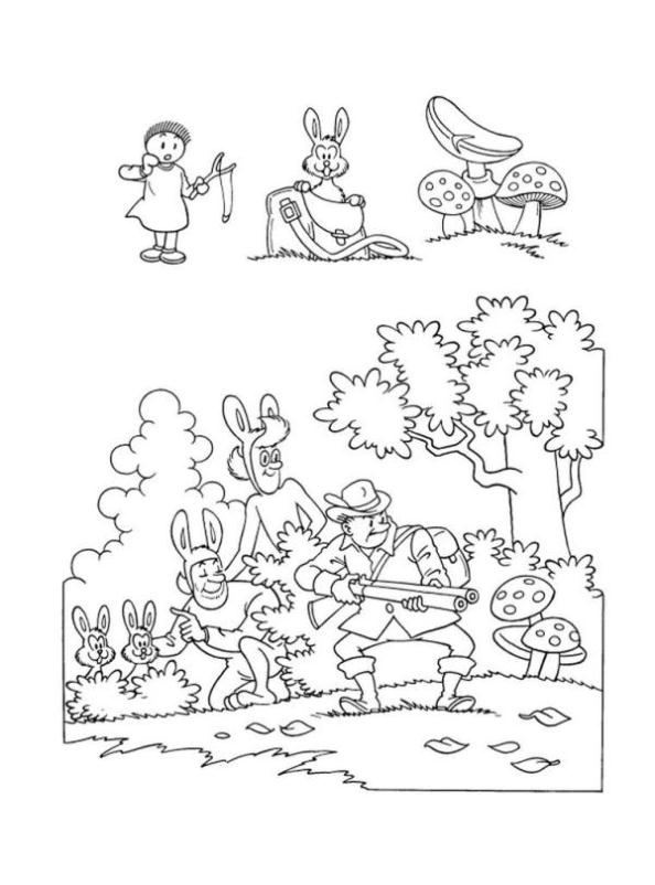 Kids-n-fun.com | Create personal coloring page of Spike and Suzy